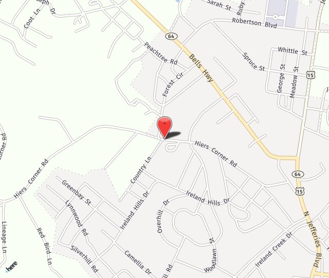 Location Map: 664 Hiers Corner Rd. Walterboro, SC 29488